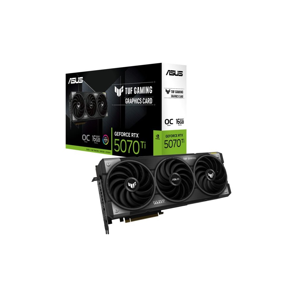 ASUS TUF Gaming GeForce RTX 5070 Ti 16GB OC 3X - Prix Maroc Pas Cher | MajesTech