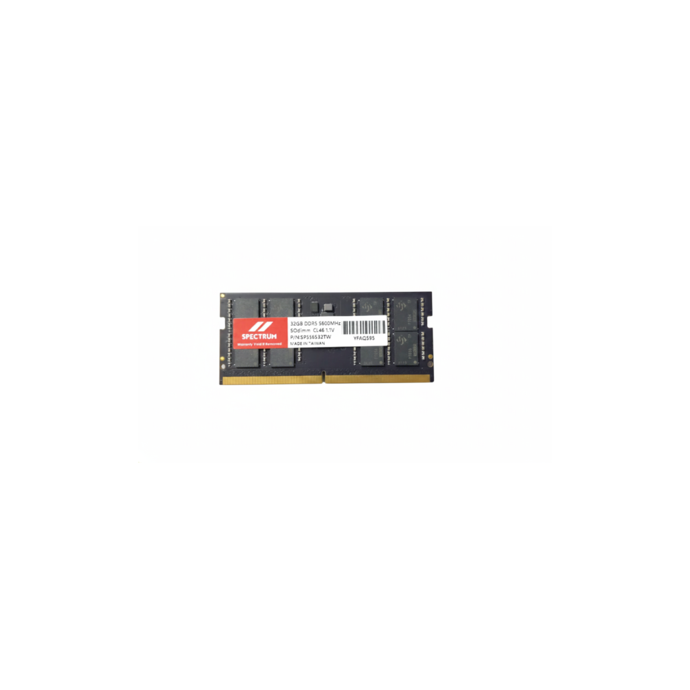 Spectrum 32GB DDR5 5600MHz CL46 SO-DIMM - Acheter au Maroc | MajesTech
