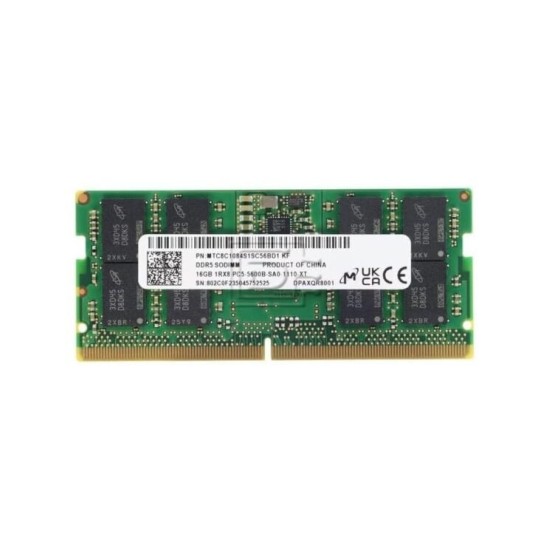 Micron 16GB DDR5 5600MHz SODIMM - Acheter au meilleur prix Maroc | MajesTech