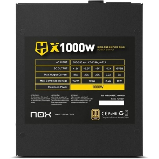 NOX HUMMER X 1000W Gold Edition - Acheter au prix Maroc | MajesTech