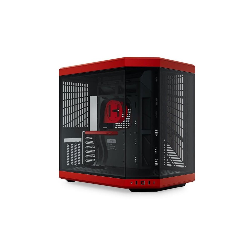 HYTE Y70 | Casse-noyau Panoramic BLACK RED | Acheter au Maroc