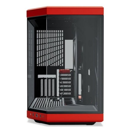 HYTE Y70 | Casse-noyau Panoramic BLACK RED | Acheter au Maroc