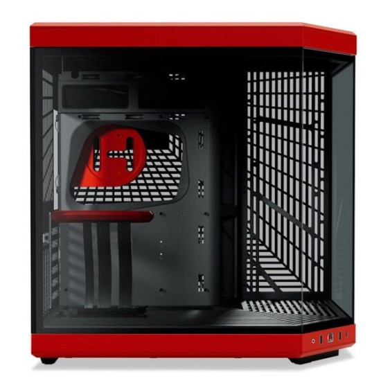 HYTE Y70 | Casse-noyau Panoramic BLACK RED | Acheter au Maroc