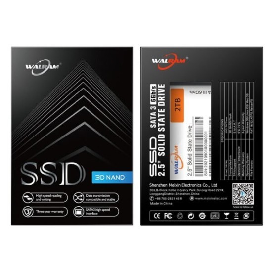 WALRAM 512GB SATA SSD - SSD Rapide et Fiable au Meilleur Prix Maroc | MajesTech