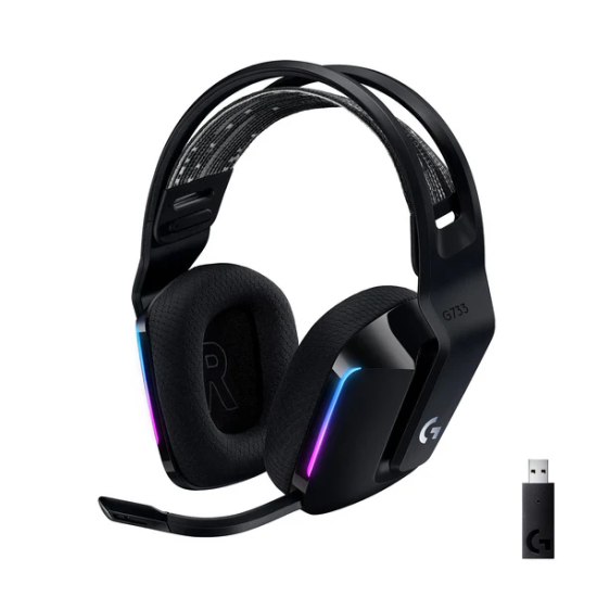 LOGITECH G733 LIGHTSPEED sans fil Noir - Acheter au Maroc | MajesTech
