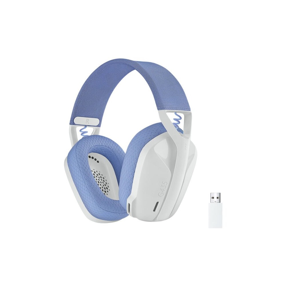 Casque Gaming Logitech G435 Sans Fil Ultra-Léger Blanc | Acheter au Maroc | MajesTech