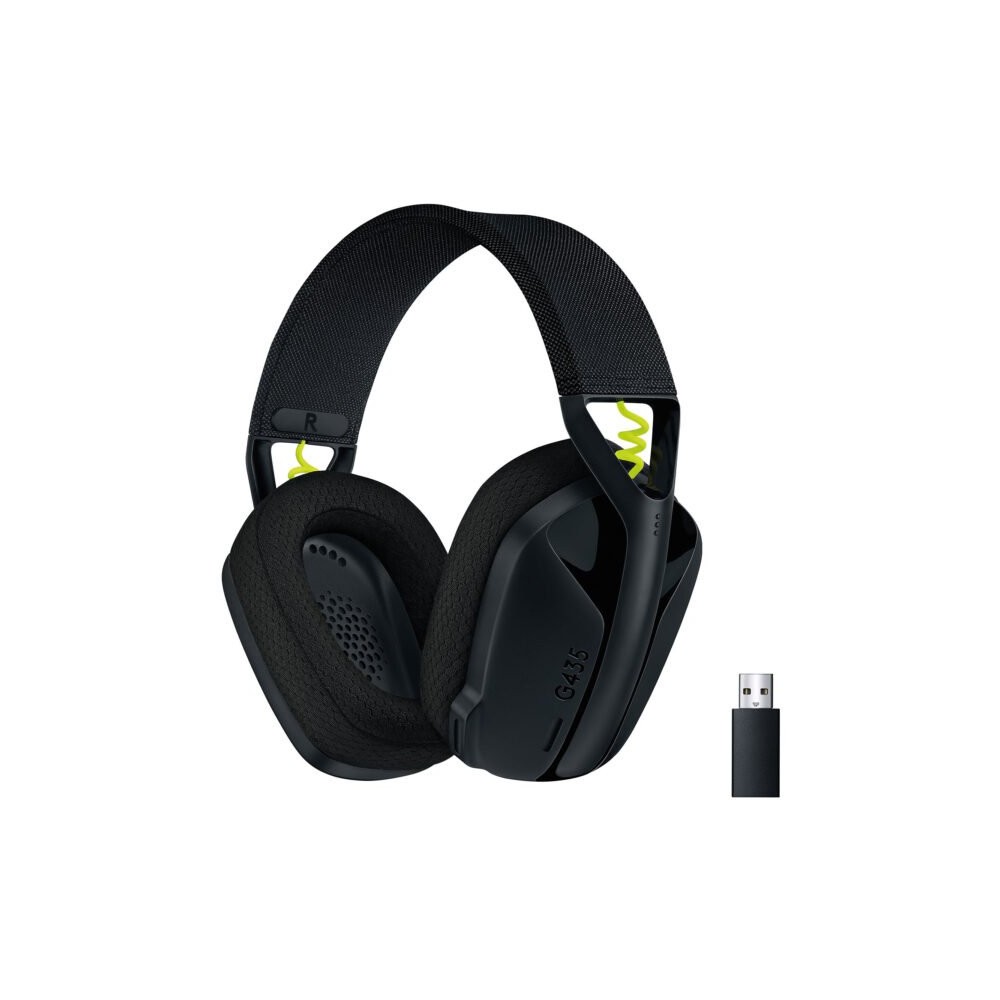 Logitech G435 Noir Casque Gaming Sans Fil Ultra-Léger Prix Maroc | Acheter | MajesTech