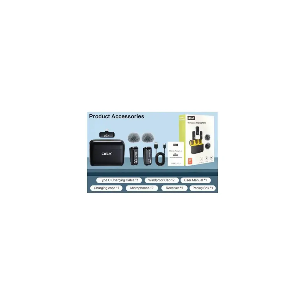 Microphone OSA Sans Fil | Nouveau | Prix Maroc | Acheter