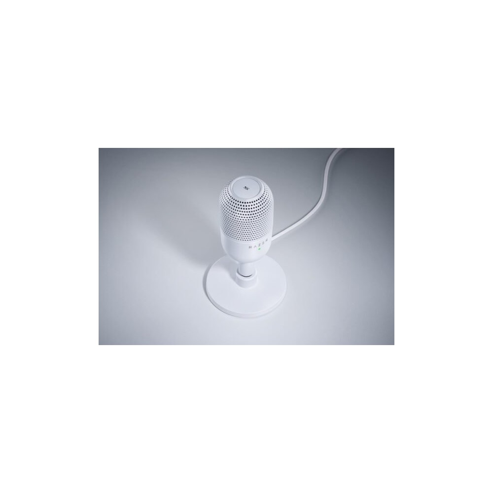 Razer Seiren V3 Mini White - Microphone Gaming | Prix Maroc | Acheter à MajesTech