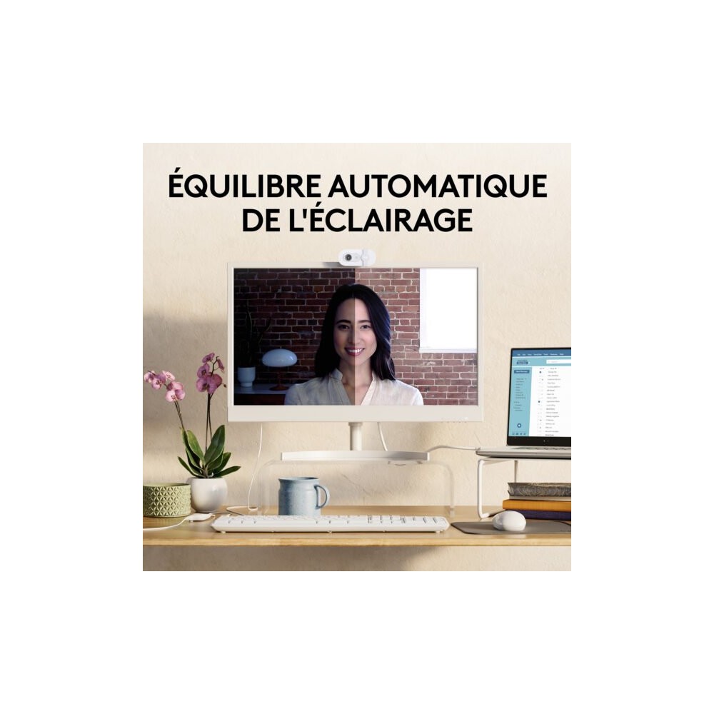 Webcam Logitech BRIO 100 Full HD 1080p | Prix Maroc | MajesTech