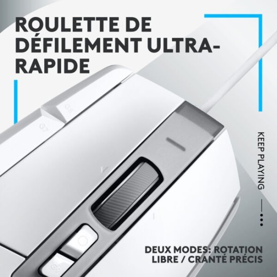 Logitech G502X Blanc - Acheter au meilleur prix | MajesTech