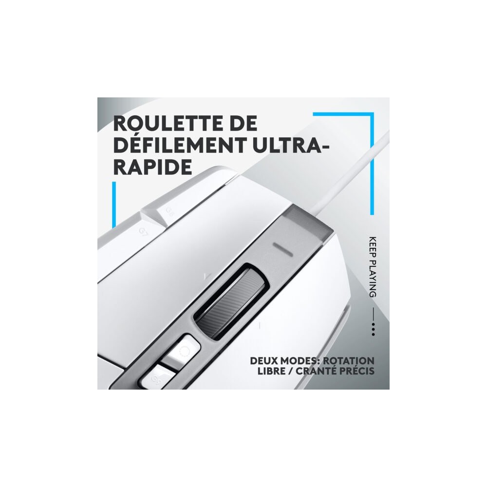 Logitech G502X Blanc - Acheter au meilleur prix | MajesTech
