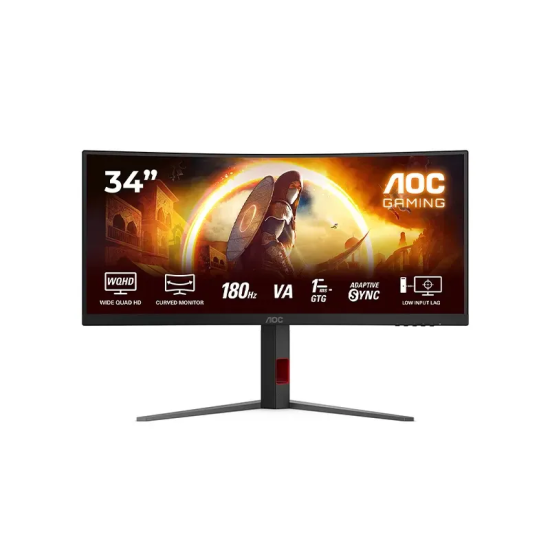 AOC CU34G4 34″ 180Hz VA UWQHD : Acheter en Maroc | MajesTech
