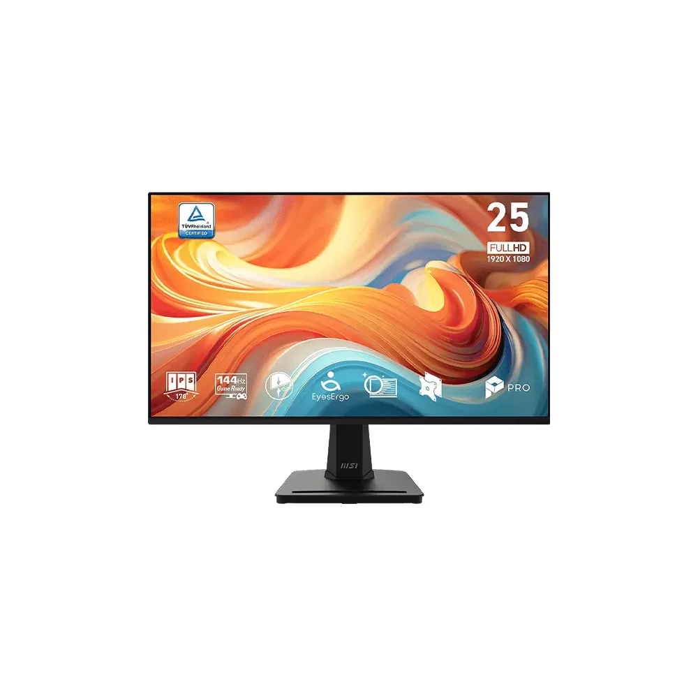 MSI PRO MP251 E14L 24.5" IPS 144Hz 1ms - Ecran PC | Prix Maroc | MajesTech